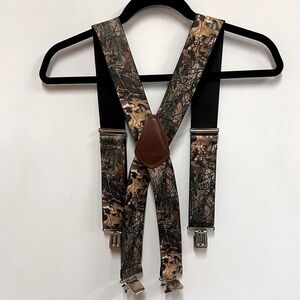 CARHARTT Camouflage Rugged Flex Suspender 45003 Silver Clips CAMO adjustable OS